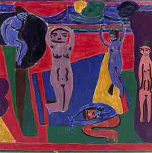 Tal R Blue Towel 2022 Courtesy of the Artist and Galleri Bo Bjerggaard photo Anders Sune Berg