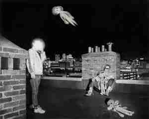 David Haines Radiant Bodies and Unreal Aliens 2013 grafiet op papier 176 x 226 cm