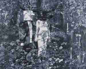 WEB Lotta de Beus The Couple uit de serie The Great Escape 2014 acrylverf op doek collectie kunstenaar foto Blink Fotografie 2