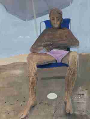 Aubrey Levinthal Beach Boy with Two Clouds 2020 private collection
