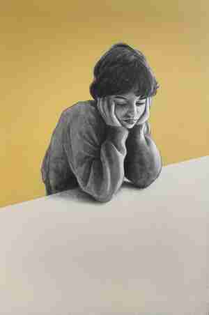 Silent One 2019 acryl op doek acrylic on canvas 150 x 100cm Bryan Ley