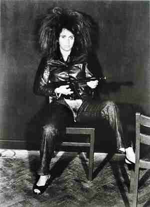 VALIE EXPORT, Action Pants (Genital Panic), 1969, Institut d’ Art Contemporaine, Villeurbanne / Rhône-Alpes, photo: André Morin ©Pictoright