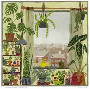 Eline Brontsema Landschapspijn binnentuin vs concrete jungle 2020 338 x 345 cm