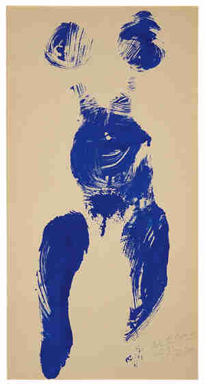 Yves Klein, Untitled Anthropometry, (ANT 163) 1960 ©All Rights Reserved ©The Estate of Yves Klein co ADAGP, Paris
