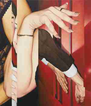 Bobbi Essers Nothing Makes Me Feel As Good 2025 oil on canvas Private Collection Mr Ralphio Louis Photo courtesy of Unit London