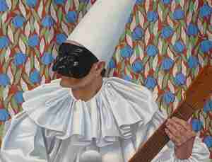 Vierkant Gino Severini Pulcinella met gitaar 1923 Collectie Museum Boijmans Van Beuningen Rotterdam foto Studio Tromp Pictoright