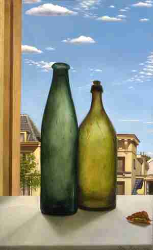 Pyke Koch Stilleven met twee flessen 1933 Particuliere collectie Pictoright NEF