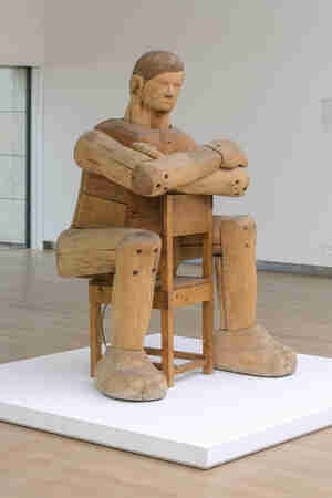 Axel en Helena van der Kraan Omkijkende man 1978 Collectie Museum MORE langdurig bruikleen Rijksdienst voor Cultureel Erfgoed foto Peter Cox